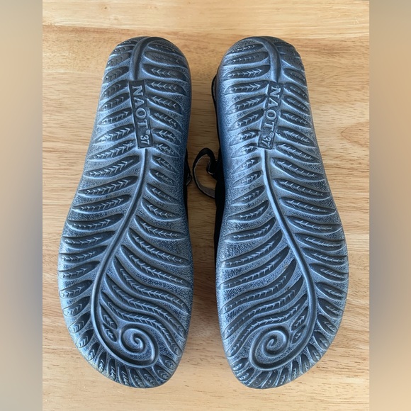 Naot Rari Slingback Flat Soft Black Leather Size  EU37/US Size 6 - Picture 7 of 10